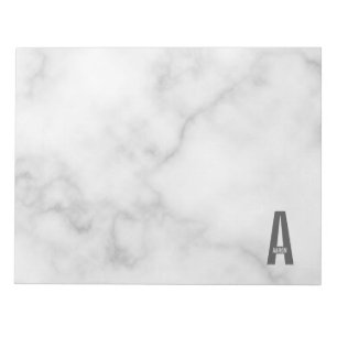 Moderne persoonlijke badmonogram en naam notitieblok