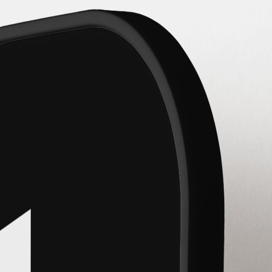 Moderne persoonlijke badmonogram en naam pickleball paddle (Links Detail)