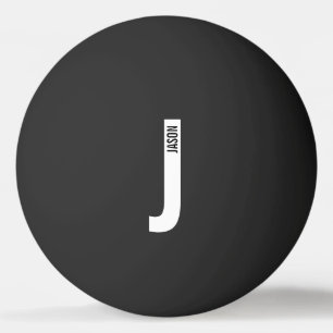Moderne persoonlijke badmonogram en naam pingpongballen