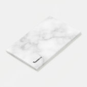 Moderne persoonlijke badmonogram en naam post-it® notes (Schuin)