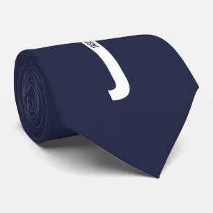 Moderne persoonlijke badmonogram en naam stropdas