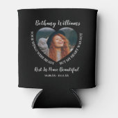 Moderne persoonlijke foto van het hart Memorial Blikjeskoeler (Voorkant)