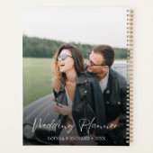Moderne persoonlijke fotobruiloft planner (Achterkant)