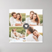 Moderne persoonlijke foto's van Collage Canvas Afdruk (Voorkant)