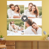 Moderne persoonlijke foto's van Collage Canvas Afdruk (Insitu (Woonkamer))