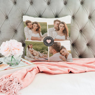 Moderne persoonlijke foto's van Collage Kussen