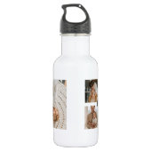 Moderne persoonlijke foto's van Collage Waterfles (Achterkant)