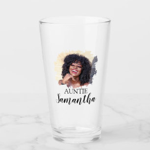 Moderne persoonlijke fototante glas