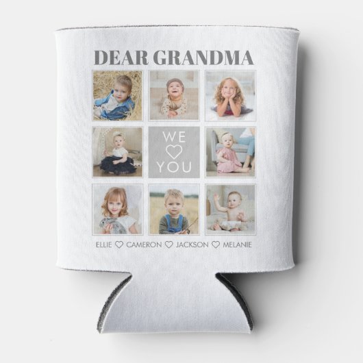 Moderne persoonlijke grootmoeder we houden van je blikjeskoeler (Voorkant)