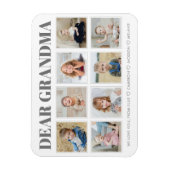 Moderne persoonlijke grootmoeder we houden van je  magneet (Verticaal)