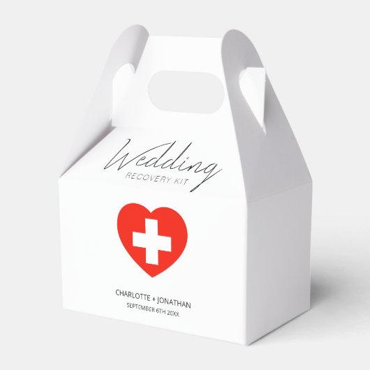 Moderne persoonlijke herstelkit bedankdoosjes (Voorkant Zijde)