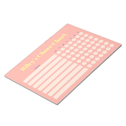 Moderne persoonlijke kaart notitieblok (Schuin)