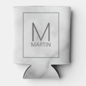 Moderne persoonlijke Koelbox voor monogram en naam Blikjeskoeler (Voorkant)