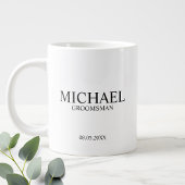 Moderne persoonlijke Mok van het groomsman koffie