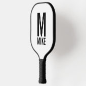 Moderne persoonlijke monogram en naam pickleball paddle (Links)