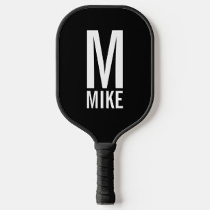 Moderne persoonlijke monogram en naam pickleball paddle