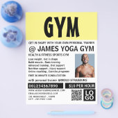 Moderne, persoonlijke trainer, Gym Adverteren Flyer (Enkel)