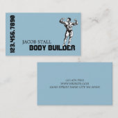 Moderne persoonlijke trainer ontwerper visitekaartje (Voorkant / Achterkant)