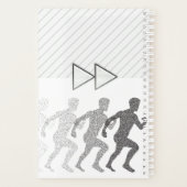 Moderne, persoonlijke trainingslogboeken voor het  planner (Achterkant)