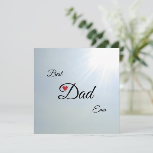 Moderne persoonlijke Vaderdag (Staand voorkant)