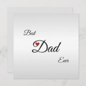 Moderne persoonlijke Vaderdag (Voorkant / Achterkant)