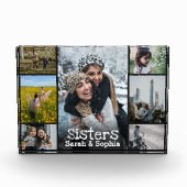 Moderne persoonlijke zussen 7 Foto-collage Fotoblokken (Voorkant)