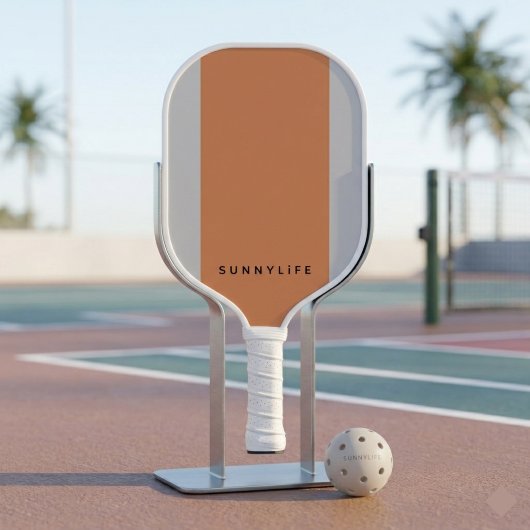 Moderne Perzik Streep Pickleball Paddle