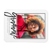 Moderne Photo Grad Faire-part 2022 Magnet (Horizontal)