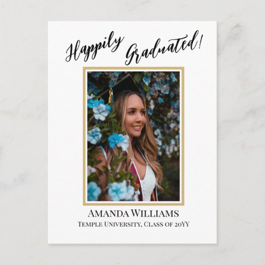 Moderne, Photo personnalisée, Code QR, Invitation (Devant)