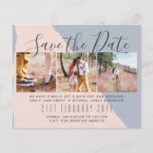 Moderne PHOTO Save the Dates van LeahG BUDGET (Voorkant)