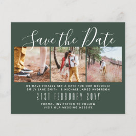 Moderne PHOTO Save the Dates van LeahG BUDGET Flyer