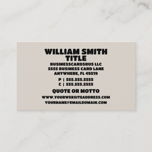 Moderne Pianolessen met Vlinders Visitekaartje (Achterkant)