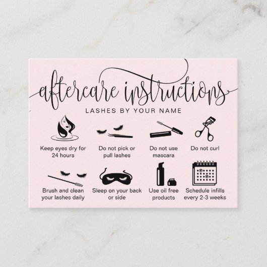 Moderne pictogrammen voor vervolgkaarten met eyela visitekaartje (Voorkant)