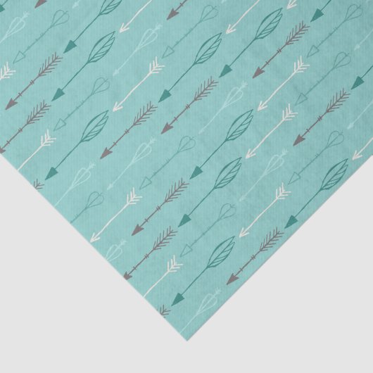 Moderne pijl- en doezeltribpatroon tissuepapier (Detail)