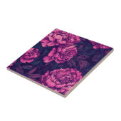 Moderne pioenen keramische Tegels voor rustieke ke Tegeltje (Zijkant)