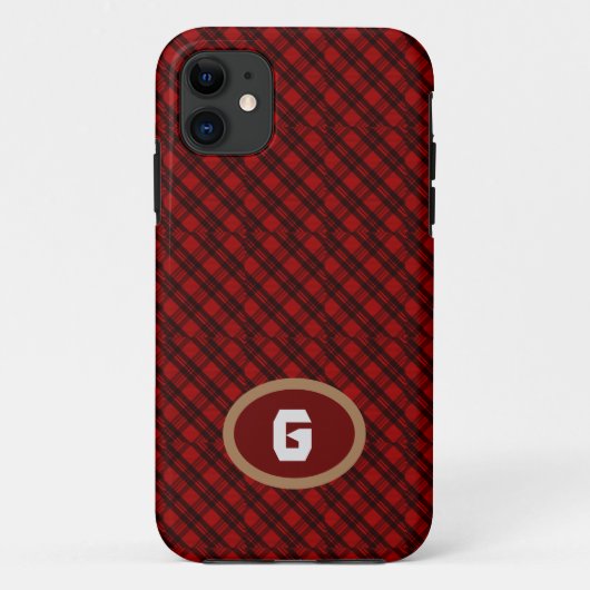 Moderne Plaid Aanpassen Case-Mate iPhone Case (Achterkant)