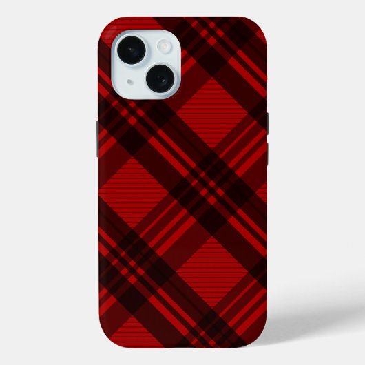 Moderne Plaid Case-Mate iPhone Case (Achterkant)