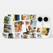 Moderne plakboek fotocollage Case-Mate iPhone case (Achterkant (horizontaal))