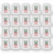 Moderne Planner voor Plant voor slangen Sticker (Voorkant)