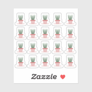 Moderne Planner voor Plant voor slangen Sticker