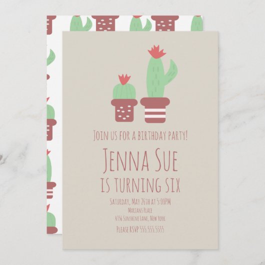 Moderne Planten op zaterdag (Voorkant / Achterkant)