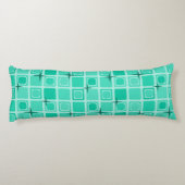 Moderne Pleinen uit de Middeleeuwen Sterren Blauwg Lichaamskussen (Achterkant)