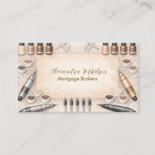 Moderne PMU Beauty Professional Visitekaartje