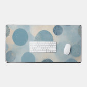 Moderne Point Abstrait Bleu (Clavier et souris)