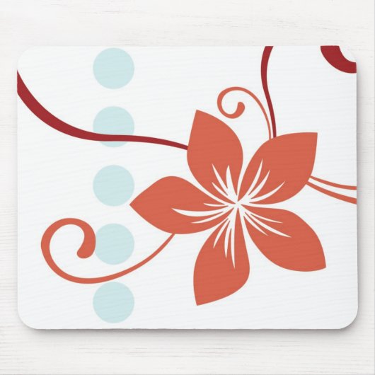 Moderne Polynesiaanse mousepad Muismat (Voorkant)
