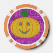 Moderne Pompoen Poker Chip (Achterkant)