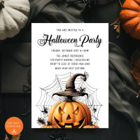 Moderne Pompoen Spinnen Volwassen Halloween Party