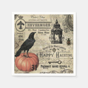 Moderne  pompoen van Halloween Servet