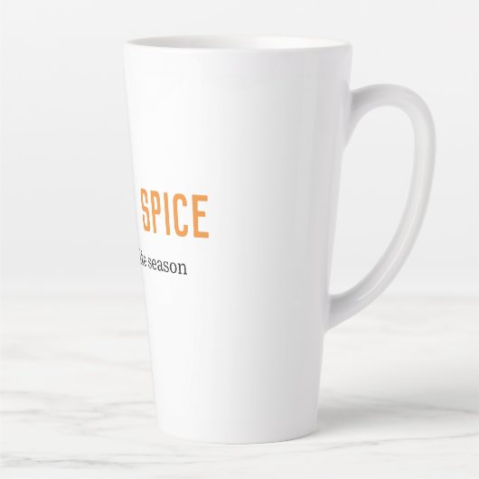 Moderne pompoenspecerij is mijn favoriete seizoenc latte mok (Rechts)