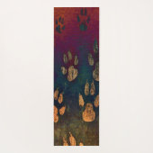 Moderne pootafdrukpatronen. yogamat (Achterkant)